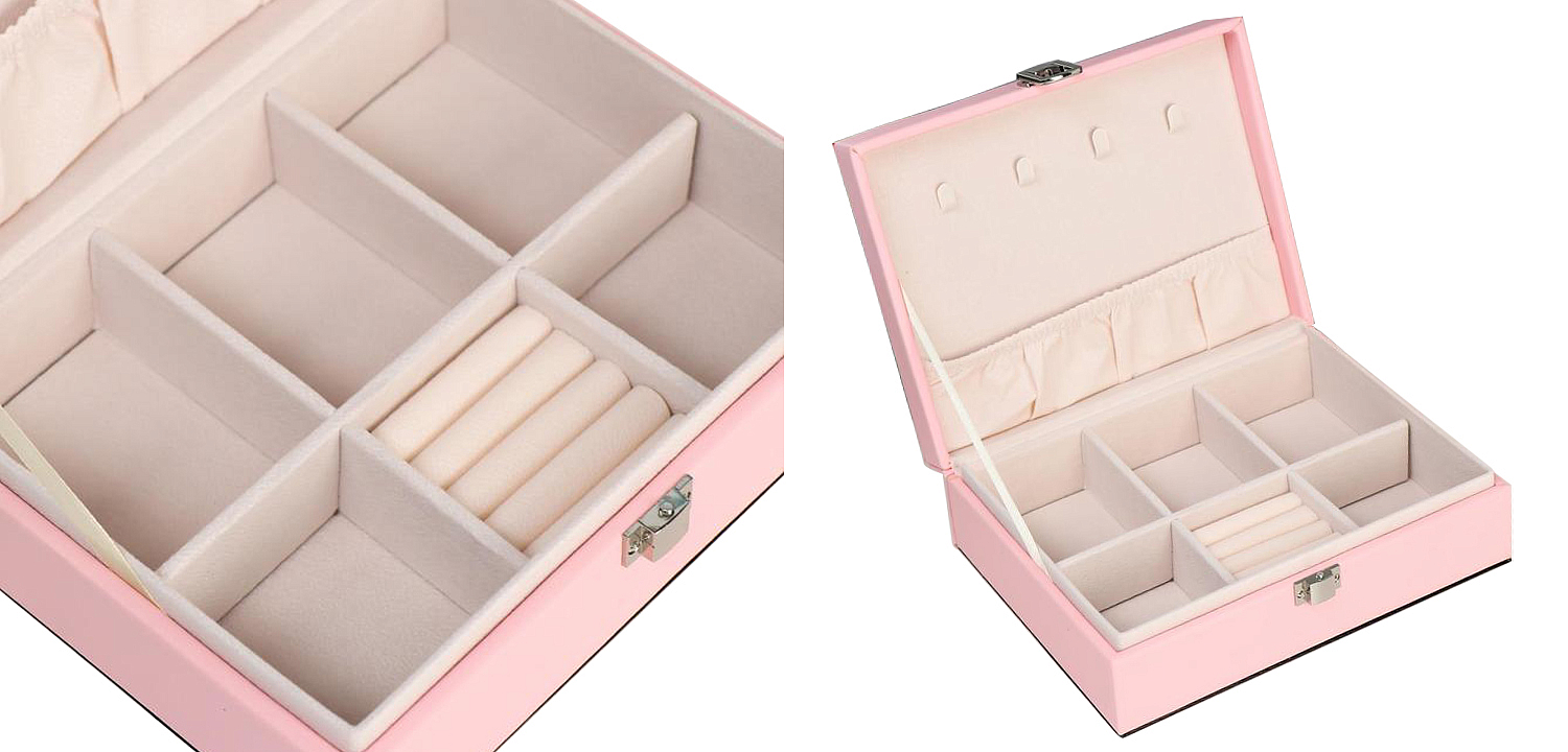 Шкатулка Varda Jewerly Organizer Box pink Шкатулка Varda Jewerly Organizer Box pink - Loft-Concept в Кирове