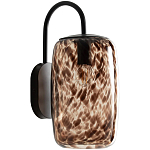 Бра с плафоном из янтарного стекла Amber Olmos Wall Lamp варинант исполнения - 1 | Loft Concept в Кирове