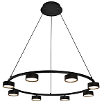 Люстра подвесная круглая черная Black Light Fixtures варинант исполнения - 1 | Loft Concept в Кирове
