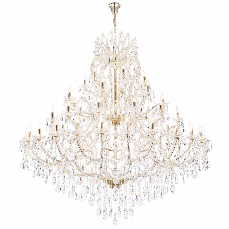 Люстра Pasquale Chandelier 56 Золотой Прозрачный в Кирове | Loft Concept 