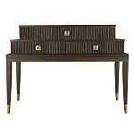 Премиальная Консоль с тремя ящиками Elsa Dreams Walnut варинант исполнения - 4 | Loft Concept в Кирове