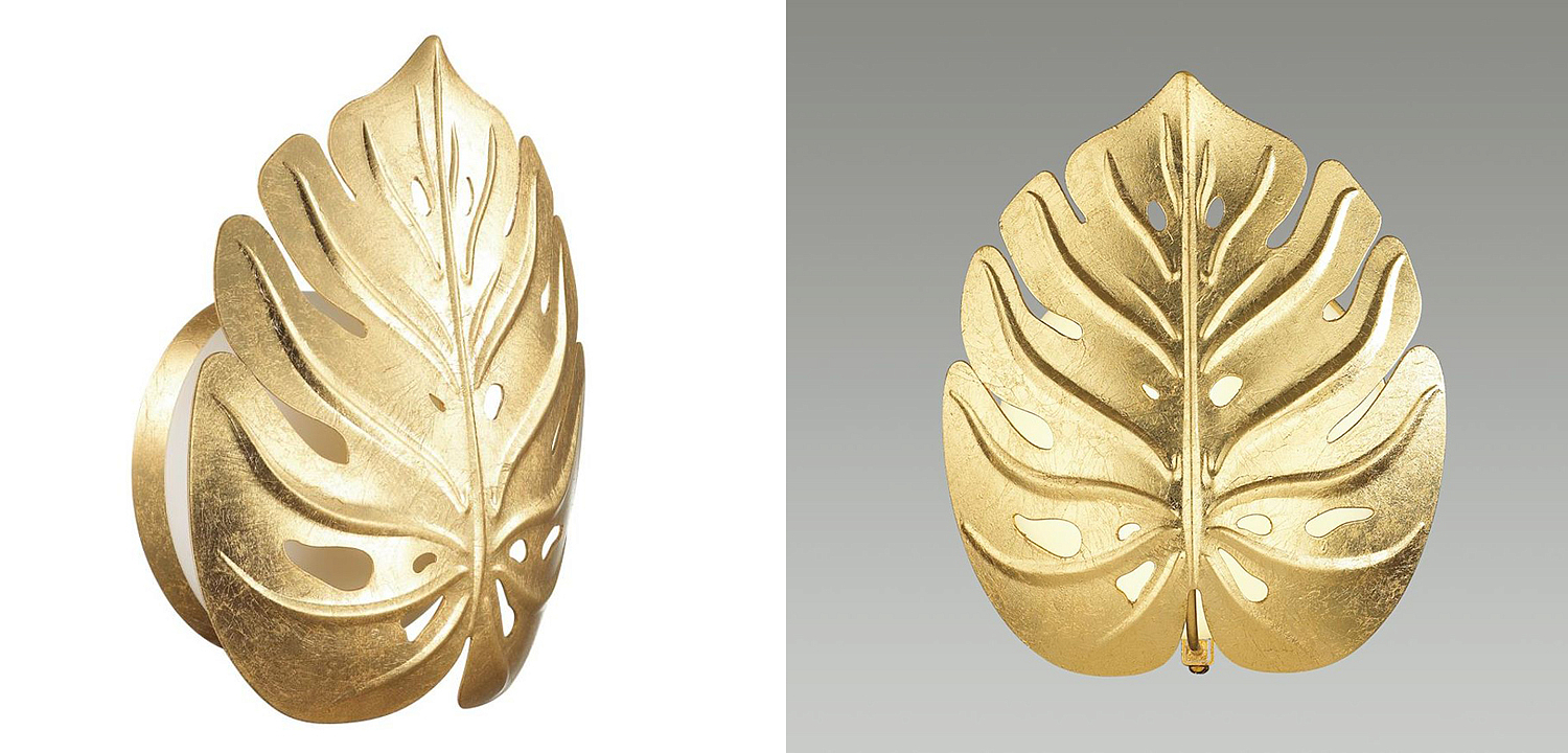 Бра Gold Monstera Leaf Бра Gold Monstera Leaf - Loft-Concept в Кирове