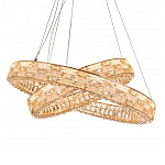 Люстра на 2 кольца с текстурной огранкой Reflection of Reality варинант исполнения - 2 | Loft Concept в Кирове