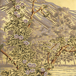 Обои ручная роспись Le Brésil Amarelo Deep Rich Gold варинант исполнения - 2 | Loft Concept в Кирове