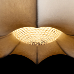 Подвесной светильник с белым фигурным абажуром и мягкими волнистыми краями Cloud Motion  варинант исполнения - 7 | Loft Concept в Кирове