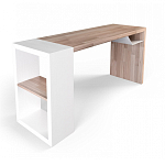 Письменный стол прямоугольный с полочкой под столешницей EcoComb варинант исполнения - 1 | Loft Concept в Кирове