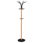 Вешалка с круглым основанием и черными металлическими крючками Industrial Metal Rust варинант исполнения - 1 | Loft Concept в Кирове