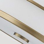 Потолочный светильник с белым матовым абажуром в металлическом каркасе Feiss варинант исполнения - 4 | Loft Concept в Кирове