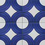 Дизайнерская плитка с узором Восьмерки варинант исполнения - 1 | Loft Concept в Кирове