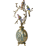 Бронзовый подсвечник Птичий рай Flora варинант исполнения - 4 | Loft Concept в Кирове
