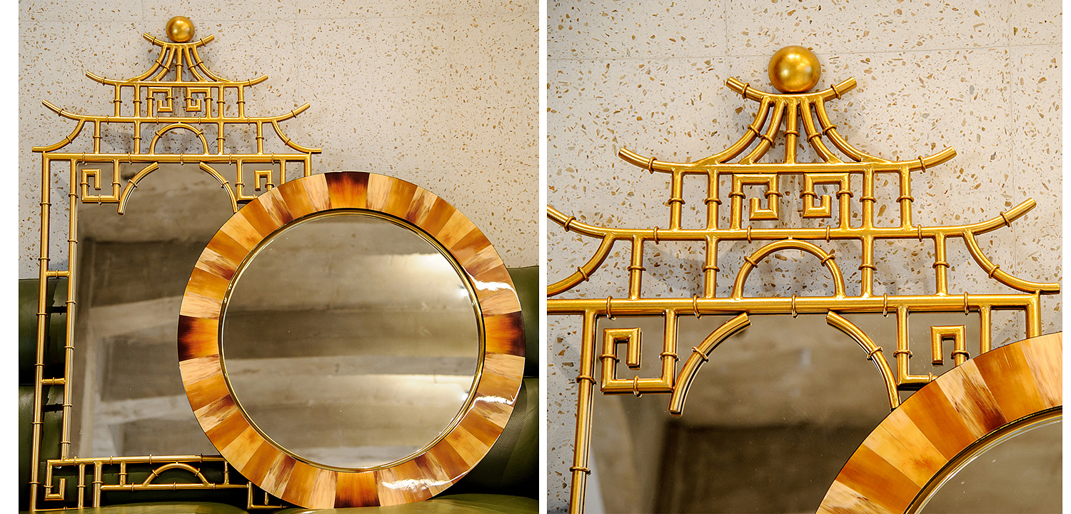 Зеркало Pagoda Mirror Gold 128 Зеркало Pagoda Mirror Gold 128 - Loft-Concept в Кирове