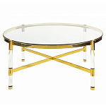 Кофейный столик со столешницей из стекла Crossy варинант исполнения - 1 | Loft Concept в Кирове