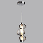 Подвесной светильник с 3-мя рифлеными стеклянными шарами Marcelh Light варинант исполнения - 8 | Loft Concept в Кирове