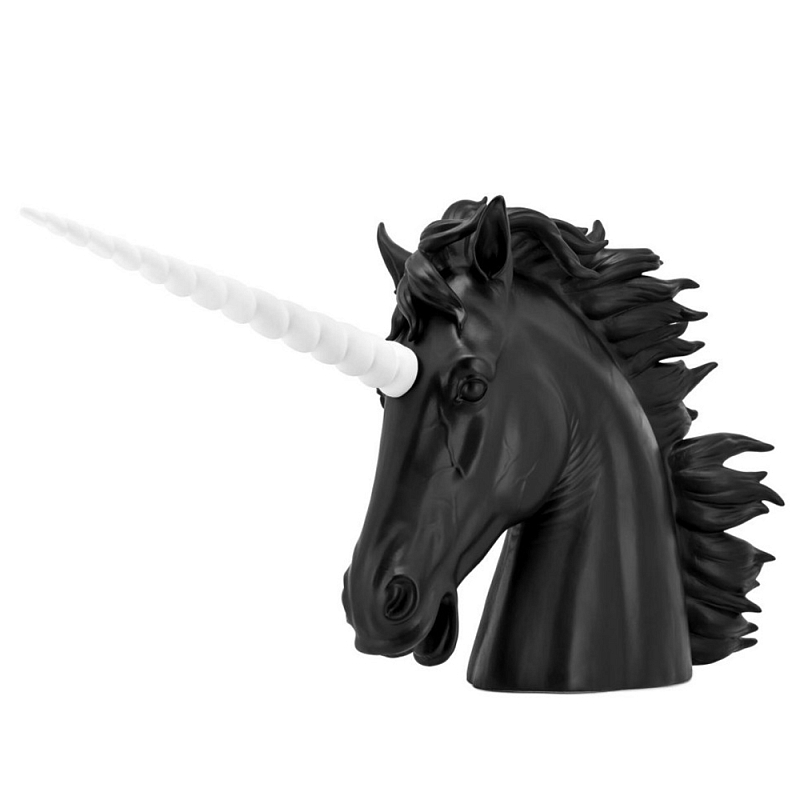 Статуэтка Unicorn Head Bisc. Белый Черный в Кирове | Loft Concept 
