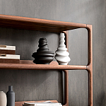 Стеллаж в гостиную для книг Moon Walnut Furniture варинант исполнения - 6 | Loft Concept в Кирове