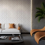 Гипсовая 3D панель с принтографией PM-18 варинант исполнения - 1 | Loft Concept в Кирове