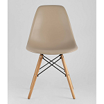 Пластиковый стул на ножках из массива бука Eames Beige варинант исполнения - 4 | Loft Concept в Кирове
