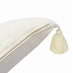 Подушка с цветочным принтом и кисточками Blooming Elegance Harper варинант исполнения - 3 | Loft Concept в Кирове