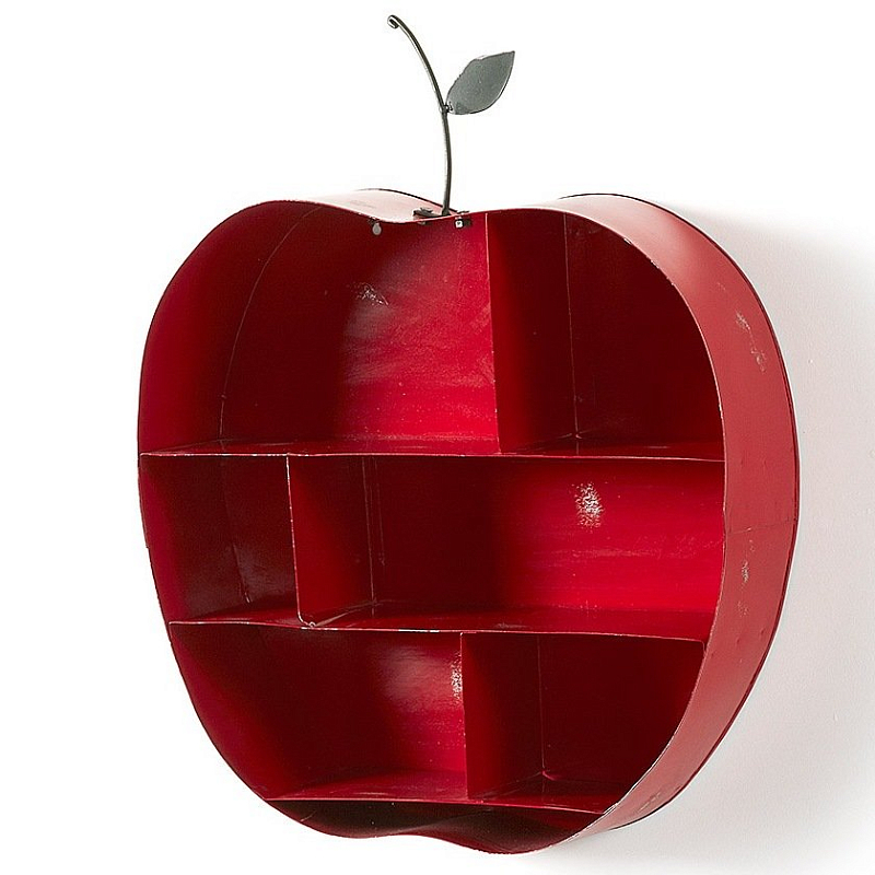 Полка Red Apple Красный Полка Red Apple Красный в Кирове | Loft Concept