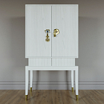 Кабинетный шкаф Elsa Dreams White с 2-мя ящиками варинант исполнения - 5 | Loft Concept в Кирове