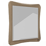 Зеркало квадратное c деревянной рамой из массива дуба Tasteful Furniture варинант исполнения - 1 | Loft Concept в Кирове