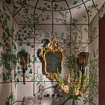 Обои ручная роспись Medici Standard colourway on white Williamsburg варинант исполнения - 1 | Loft Concept в Кирове