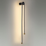 Бра черного цвета с изогнутым плафоном Luke Lampco Tracer Lamp варинант исполнения - 3 | Loft Concept в Кирове