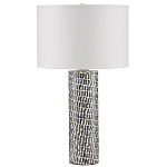 Настольная лампа с узором вдоль колоннообразного основания Scenic Surface варинант исполнения - 3 | Loft Concept в Кирове