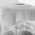 Встраиваемый в стену гипсовый светильник под покраску в античном стиле Antiquity Athena варинант исполнения - 10 | Loft Concept в Кирове