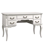 Стол рабочий белый из массива бука с 5-ю ящиками White Provence варинант исполнения - 1 | Loft Concept в Кирове