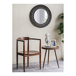 Зеркало круглое с текстурированным дизайном рамы Helios варинант исполнения - 5 | Loft Concept в Кирове