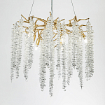 Люстра с декором в виде ветвей с хрустальными подвесками Fairytree Gold Crystal Chandelier 6 варинант исполнения - 4 | Loft Concept в Кирове