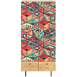 Шкаф с принтом Dominoes варинант исполнения - 2 | Loft Concept в Кирове