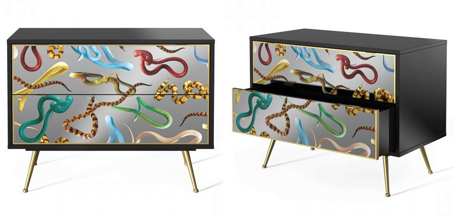 Комод Seletti Chest of Two Drawers Snakes Комод Seletti Chest of Two Drawers Snakes - Loft-Concept в Кирове