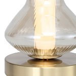 Настольная лампа светодиодная с волнообразным стеклянным плафоном Amphora of Light варинант исполнения - 4 | Loft Concept в Кирове