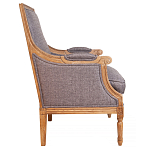 Кресло William Classical Armchair grey flax варинант исполнения - 1 | Loft Concept в Кирове