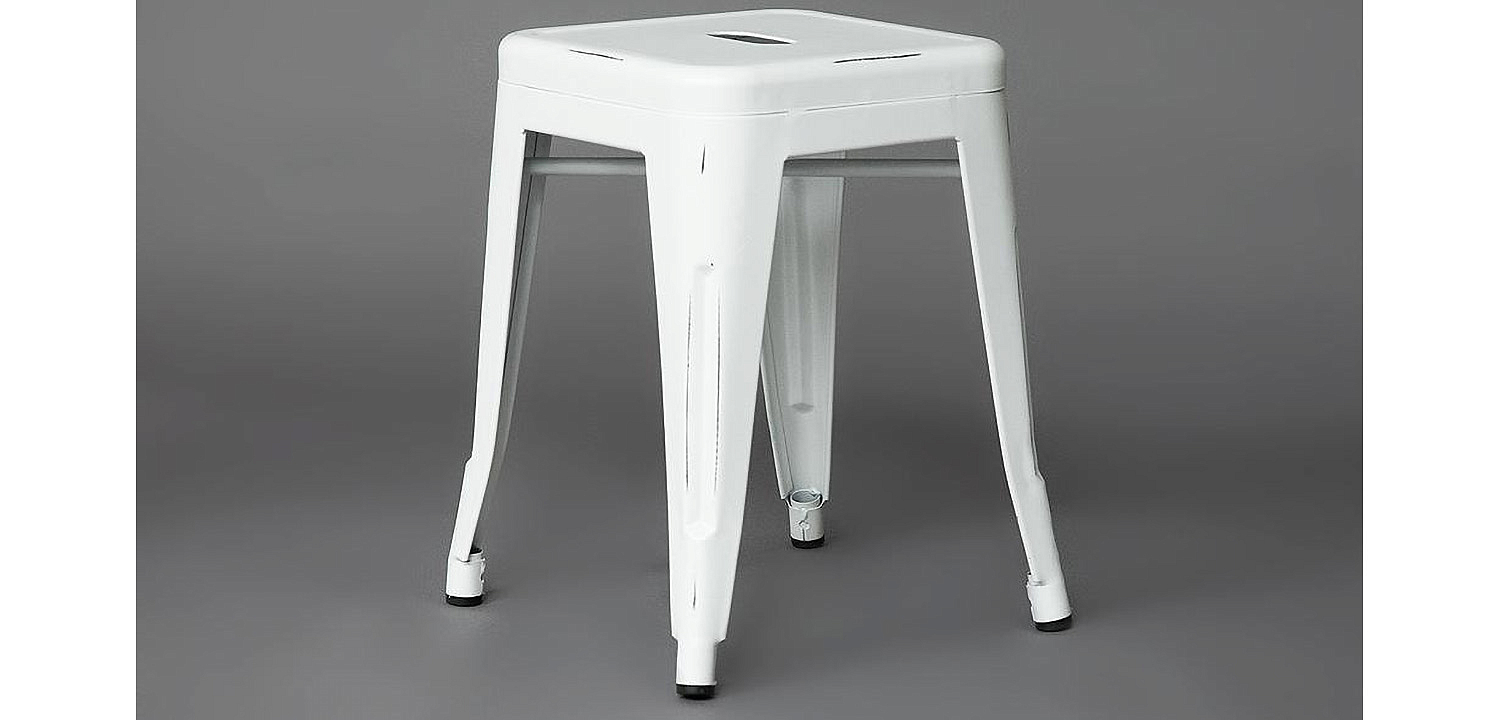 Табурет Tolix white metal Табурет Tolix white metal - Loft-Concept в Кирове