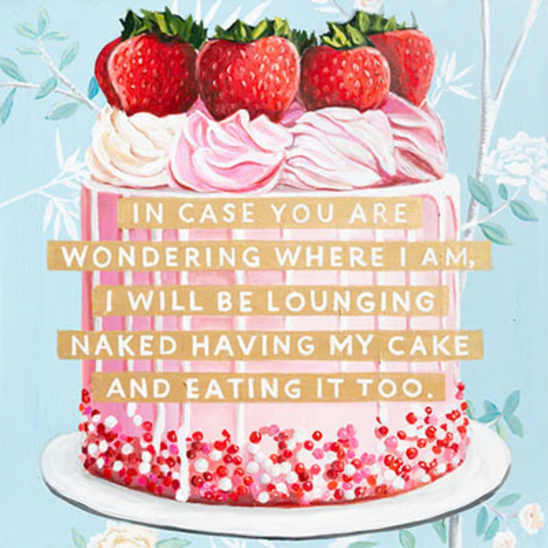 Картина In Case You Are Wondering Where I Am, I Will Be Lounging Naked Having My Cake and Eating It Too. Мульти Картина In Case You Are Wondering Where I Am, I Will Be Lounging Naked Having My Cake and Eating It Too. Мульти в Кирове | Loft Concept