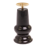 Подсвечник из натурального камня змеевик чёрного цвета Stone Candlestick варинант исполнения - 2 | Loft Concept в Кирове