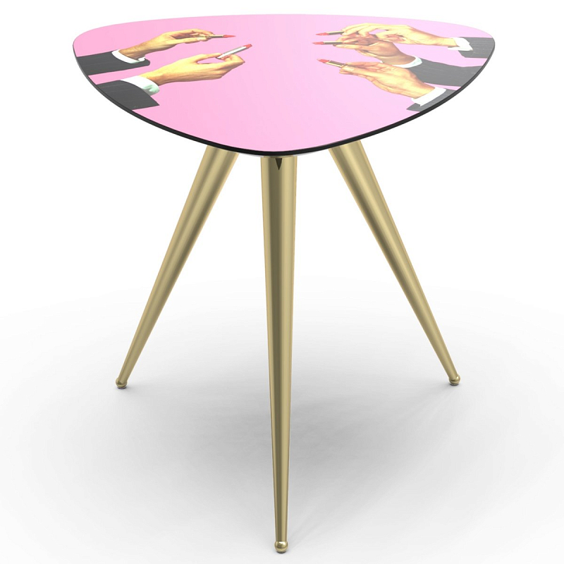 Журнальный стол Seletti Side Table Pink Lipsticks Розовый пастельный Латунь Журнальный стол Seletti Side Table Pink Lipsticks Розовый пастельный Латунь в Кирове | Loft Concept
