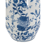 Ваза фарфоровая с узким горлышком и синими цветочными мотивами Independence варинант исполнения - 3 | Loft Concept в Кирове