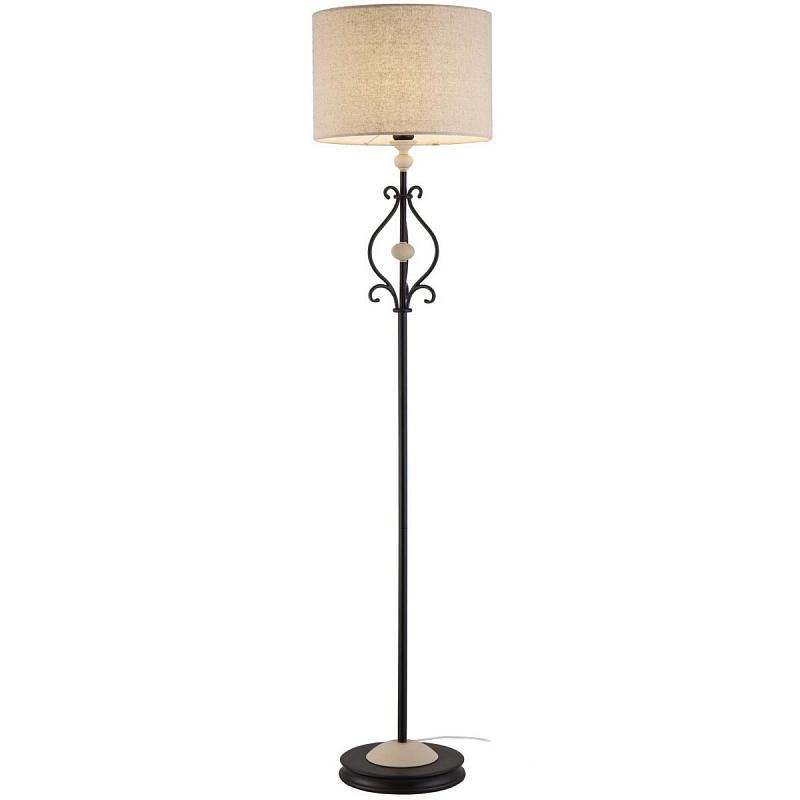 Торшер Mocenigo Floor Lamp Черный Кремовый Торшер Mocenigo Floor Lamp Черный Кремовый в Кирове | Loft Concept
