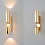 Бра цилиндрической формы из металла с поворотным плафоном Light maker studio варинант исполнения - 7 | Loft Concept в Кирове