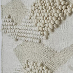 Панно из шерсти и хлопка с узором Beige Calista Serene варинант исполнения - 7 | Loft Concept в Кирове