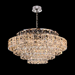 Люстра хрустальная в неоклассическом стиле на серебристом каркасе Majesty варинант исполнения - 5 | Loft Concept в Кирове