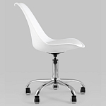 Офисный стул на металлическом основании EGGERY White варинант исполнения - 3 | Loft Concept в Кирове