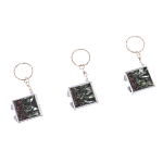 Зеркало брелок складное двухстороннее из натурального камня Серафинит Stone Mirrors варинант исполнения - 8 | Loft Concept в Кирове