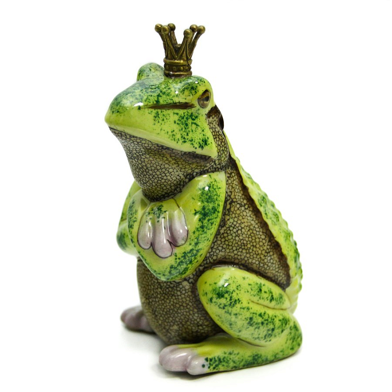 Статуэтка Offended Frog Зеленый Бронза Статуэтка Offended Frog Зеленый Бронза в Кирове | Loft Concept