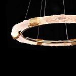 Люстра в форме кольца с золотым декором Warm Heavenly Light варинант исполнения - 6 | Loft Concept в Кирове