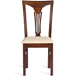 Стул деревянный с узором ручной работы Espresso варинант исполнения - 7 | Loft Concept в Кирове